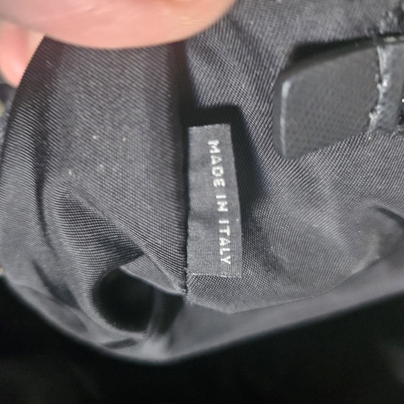 Prada Black Nylon Toiletry Bag with Logo Plaque - Picture 9 of 16